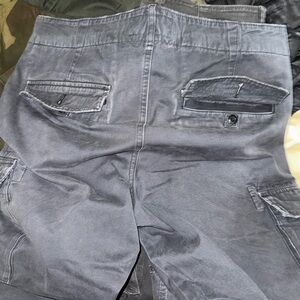 Abercrombie & Fitch I Men’s I Cargo I Slim I Zip-hem I Black-charcoal